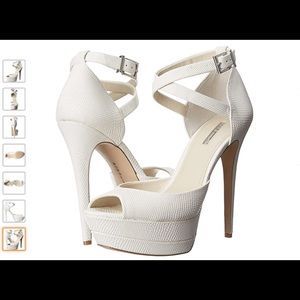 BCBGeneration Vix Platform Sandal White